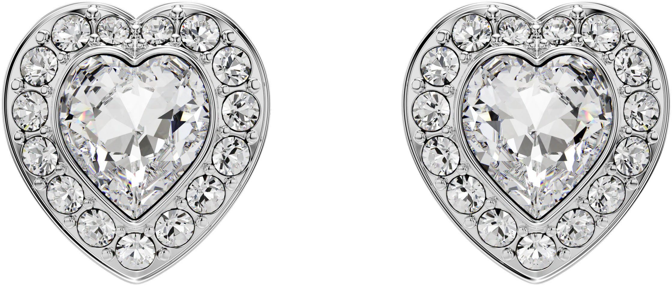Swarovski Paar Ohrstecker Schmuck Geschenk Ariana Grande Ohrringe Herz, mit günstig online kaufen