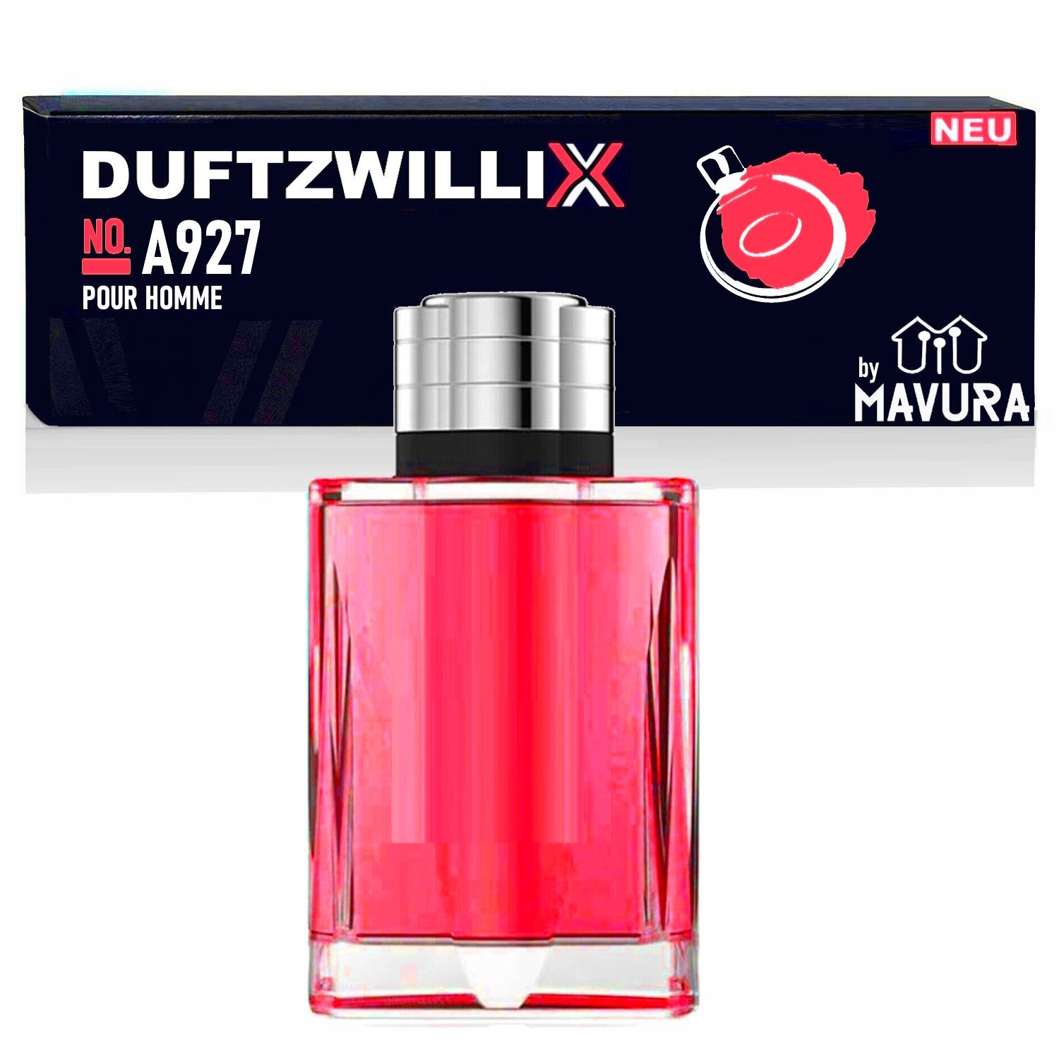 MAVURA Eau de Toilette DUFTZWILLIX No. A927 - Parfüm für Herren - ledrig würziger Duft, - 100ml - Duftzwilling / Dupe Sale
