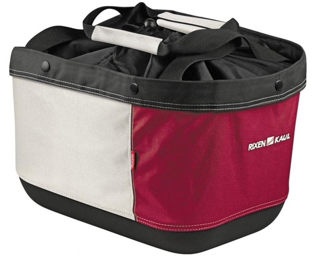 KlickFix Fahrradkorb KLICKfix Fahrradkorb Alingo GT rot/creme 24x41x29 cm