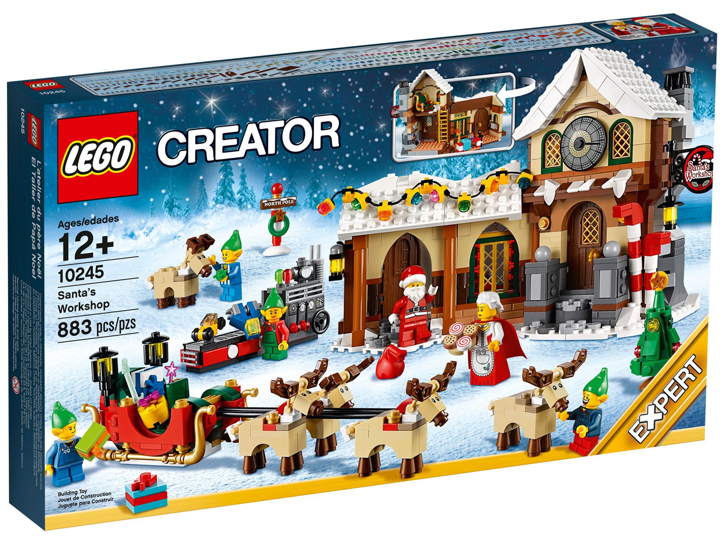 LEGO® 10245 Weihnachtliche Werkstatt Konstruktionsspielsteine