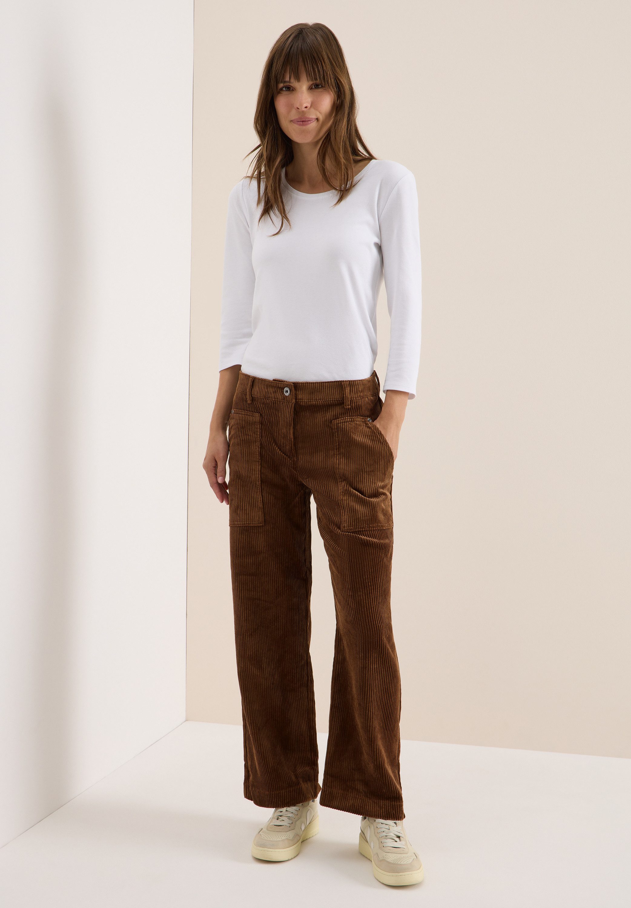 CECIL Cordhose in Cord-Optik
