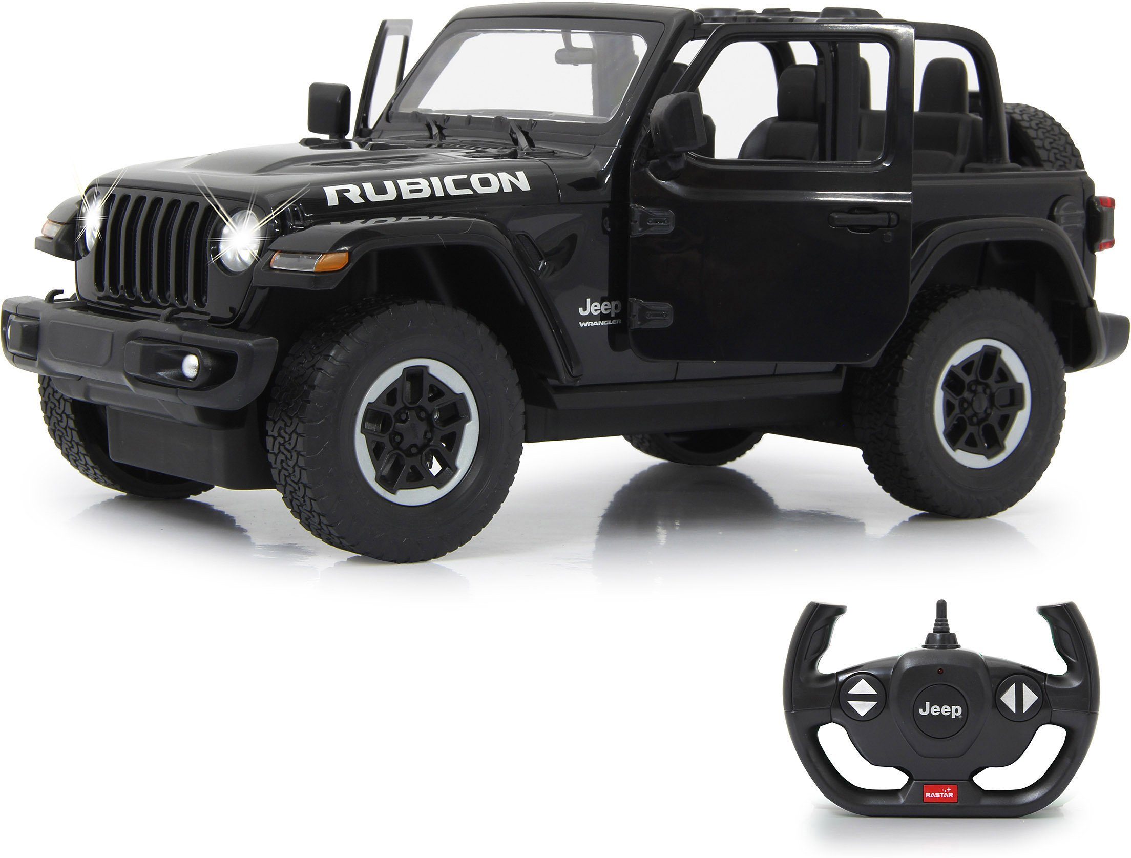 Jeep Wrangler Rubicon 1:12 gelb 2,4GHz RC ferngesteuertes Auto für Kinder 