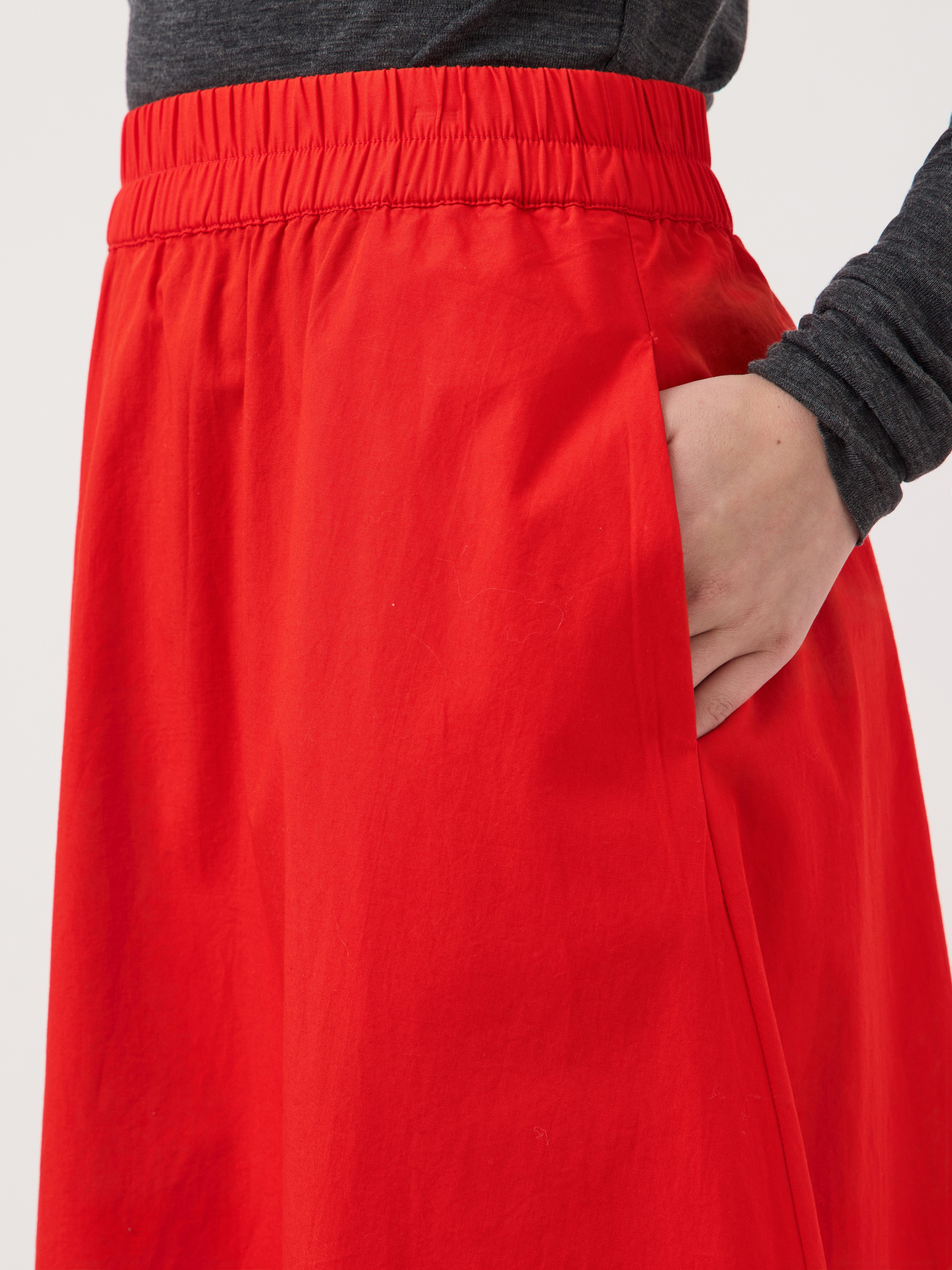 Y.A.S Maxirock YASCOLEA HW ANKLE SKIRT S. NOOS