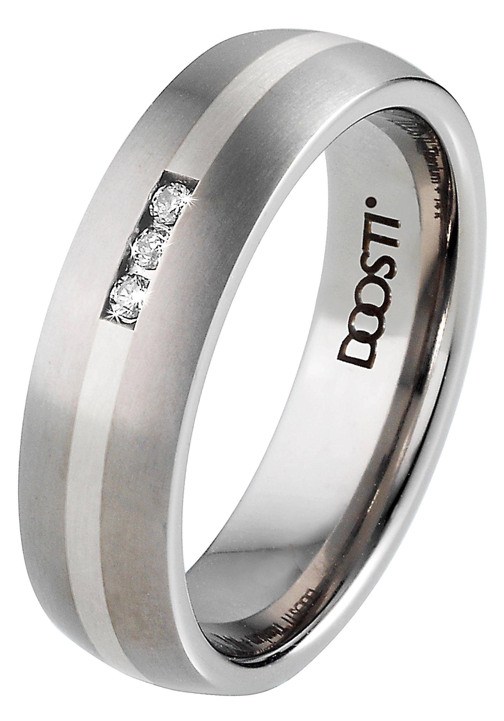 DOOSTI Trauring Schmuck Geschenk Silber 925 Trauring Ehering Partnerring LI günstig online kaufen