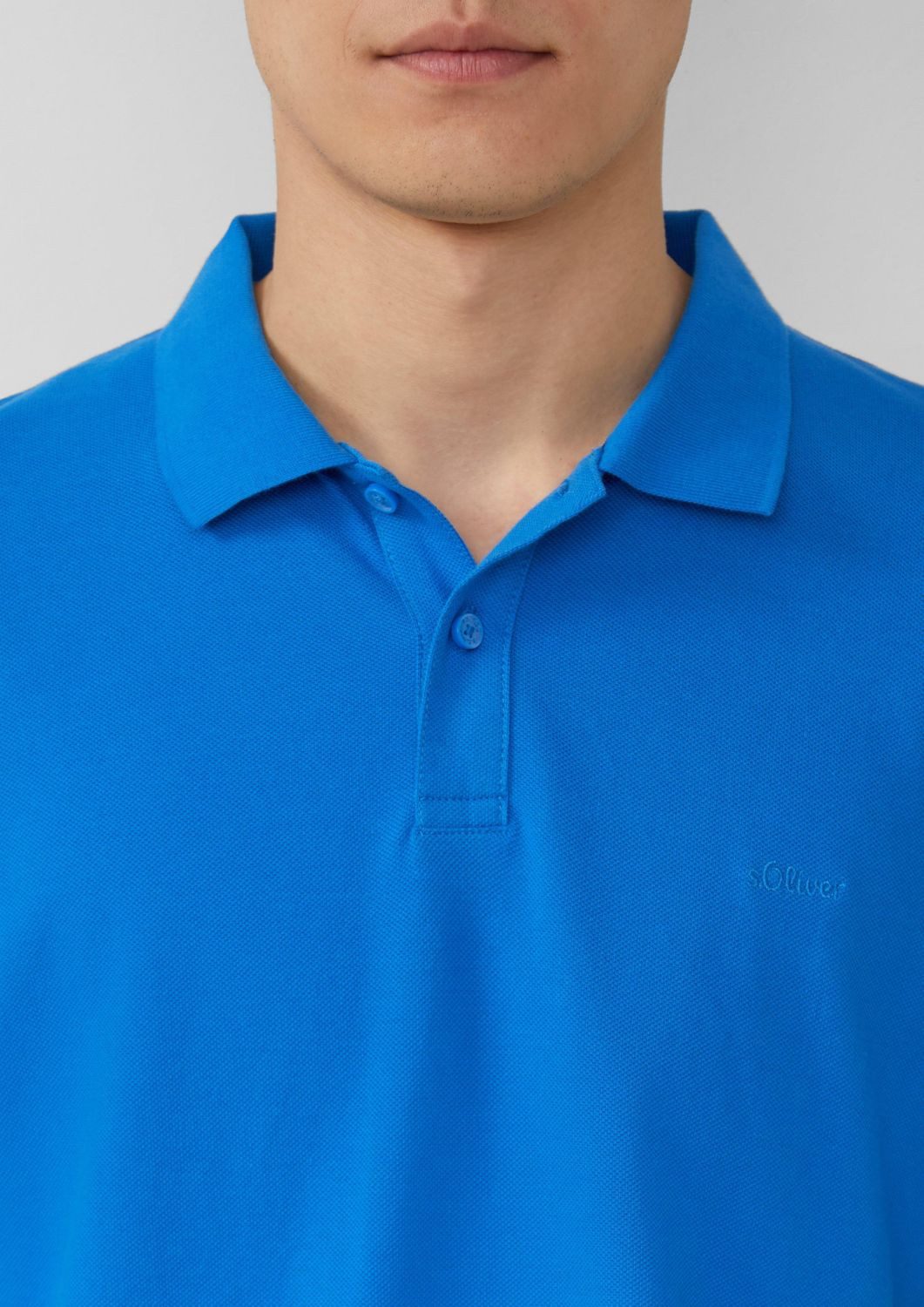 s.Oliver Poloshirt Poloshirt Polokragen, Knöpfe, Regular Fit – Bild 3 von 5