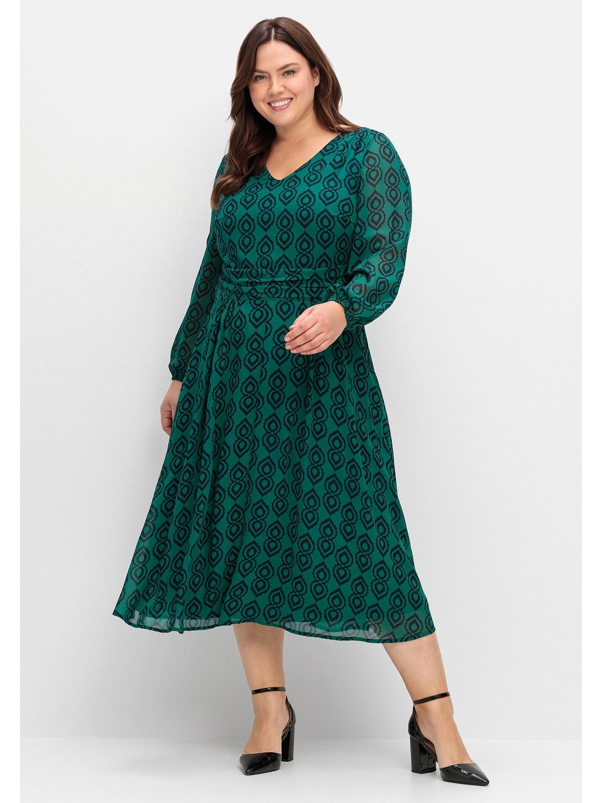 Chiffonkleid Große Größen