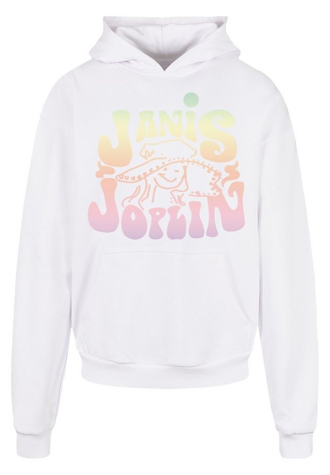 F4NT4STIC Kapuzenpullover PLUS SIZE Janis Joplin Pastel Logo Print