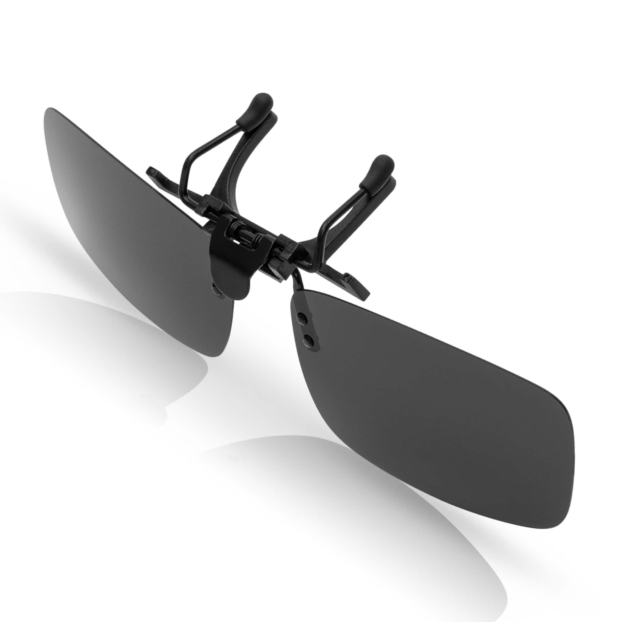 Sonnenbrille Linsen (1-St) Brillen Schwarz polarisierten Polarisiert Aufsatz mit Eyewear Clip BEZLIT On