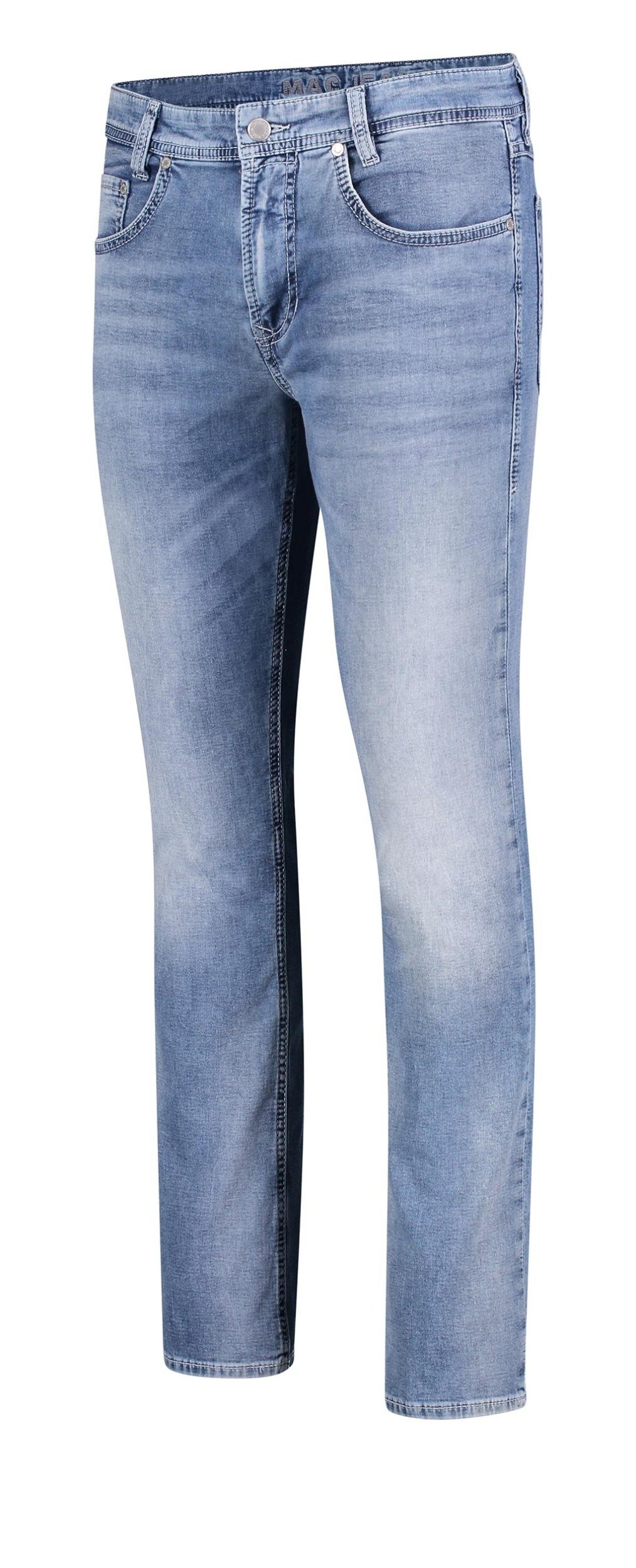Jog'n Sweat Jeans, Light 5-Pocket-Jeans Hellblau - JEANS Denim MAC