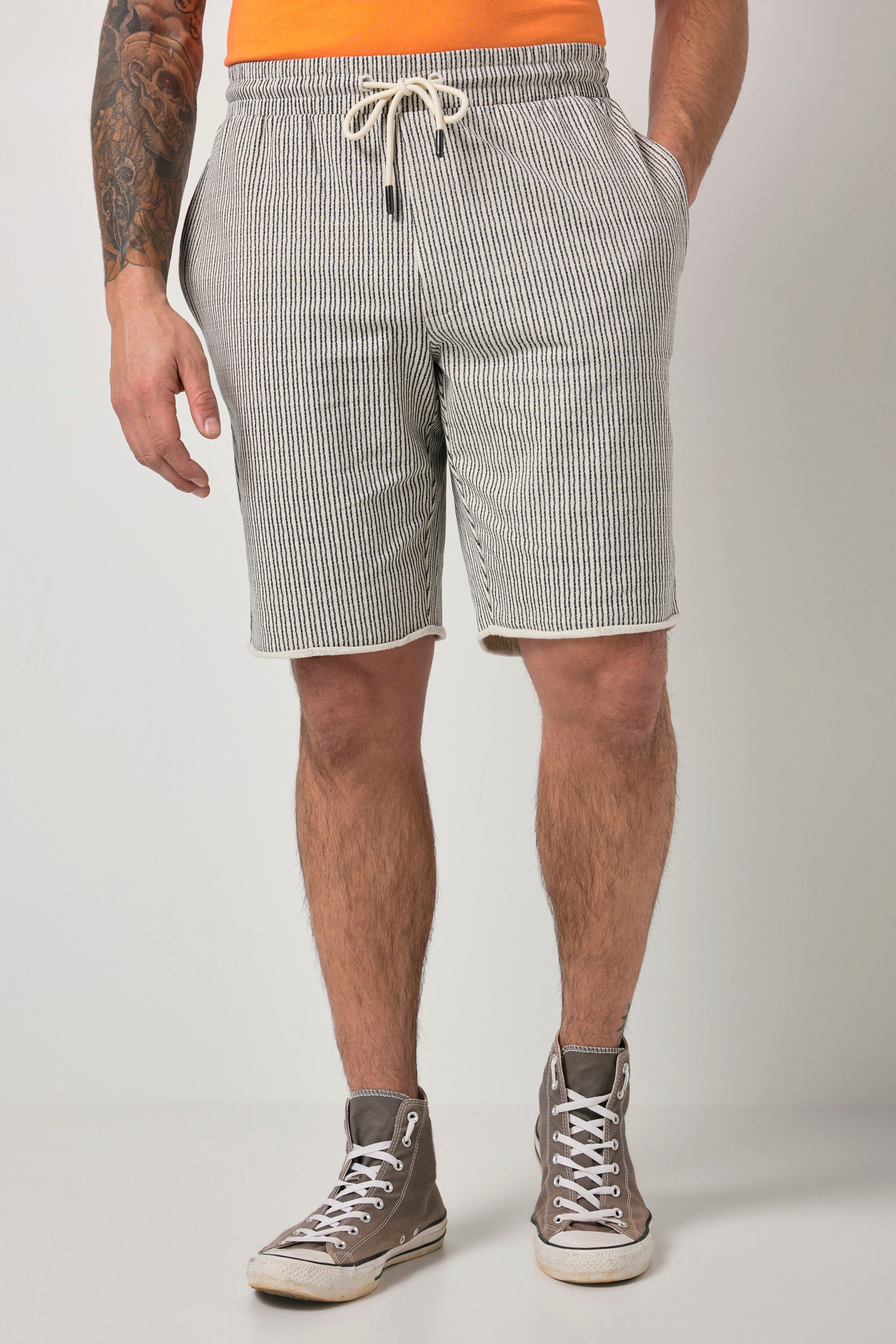 Bermudas Bermuda Sweat Streifen Elastikbund bis 8 XL