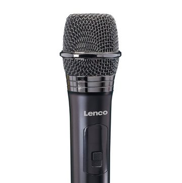 Lenco Mikrofon MCW-020BK - Set mit 2 kabellosen Mikrofonen