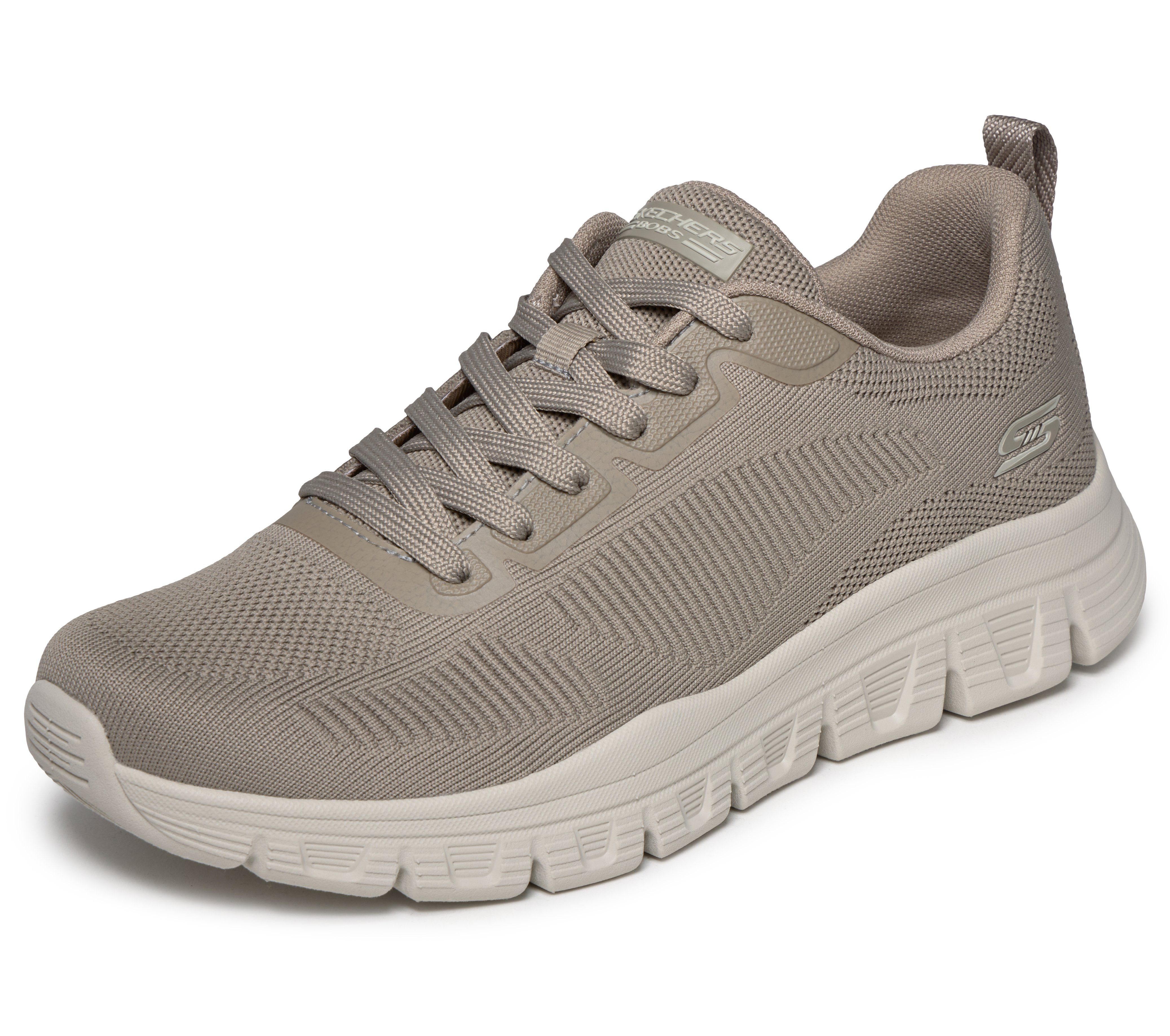 Skechers BOBS B LITE vegan Sneaker Schnürschuh, Freizeitschuh, maschinenwaschbar