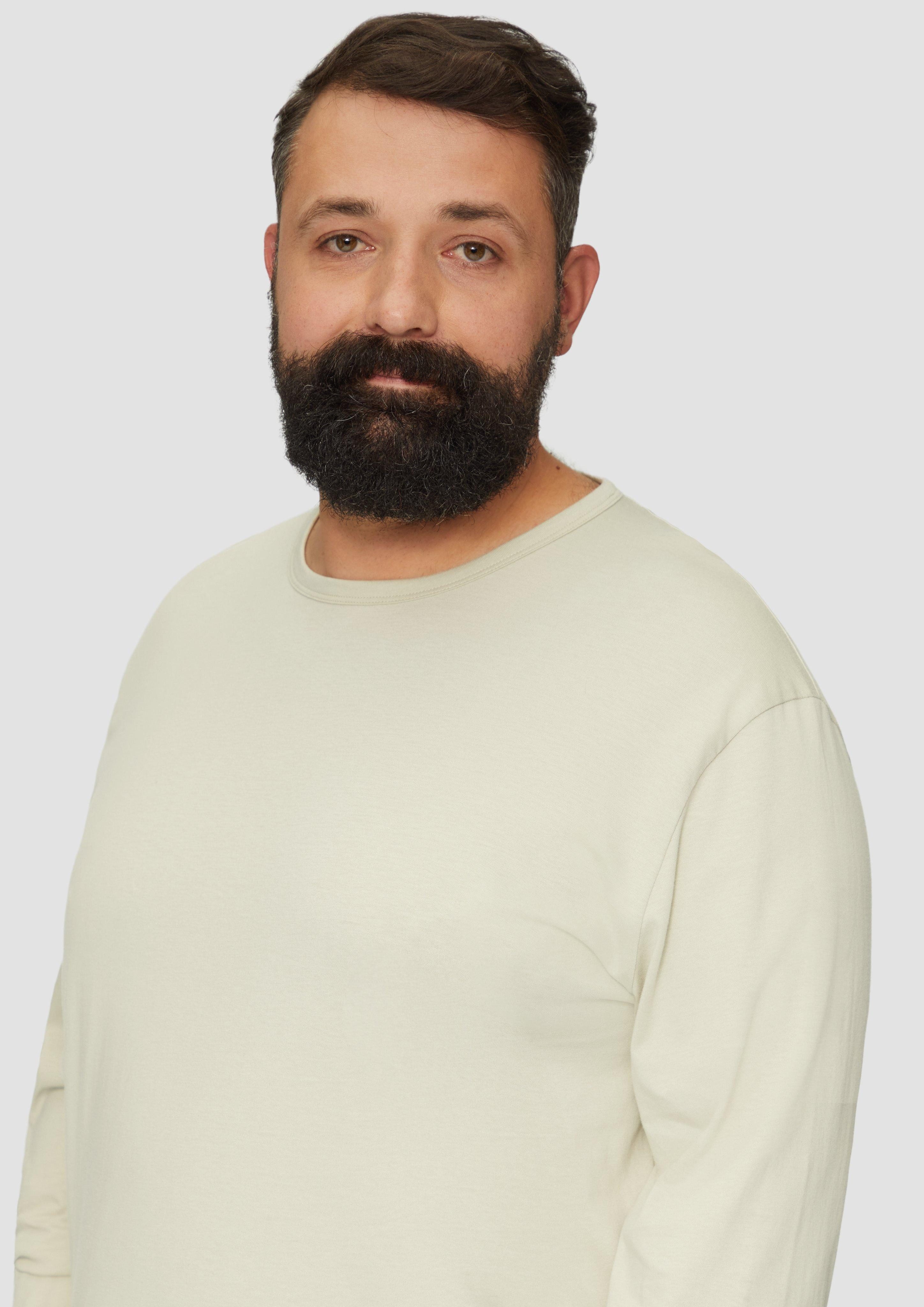 s.Oliver Langarmshirt Softes Langarmshirt aus Baumwolljersey günstig online kaufen