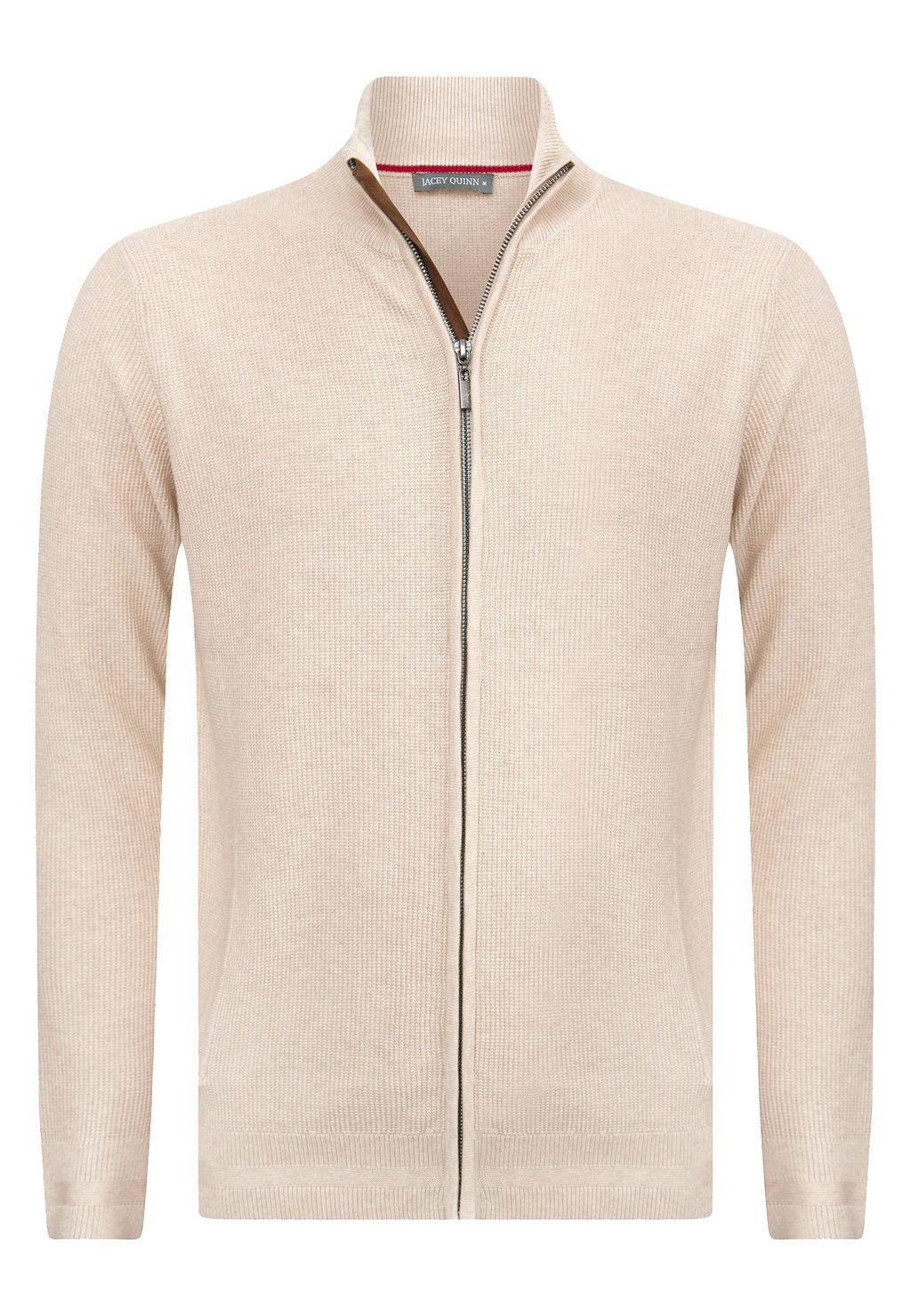 Jacey Quinn Cardigan Textured Zip Cardigan günstig online kaufen