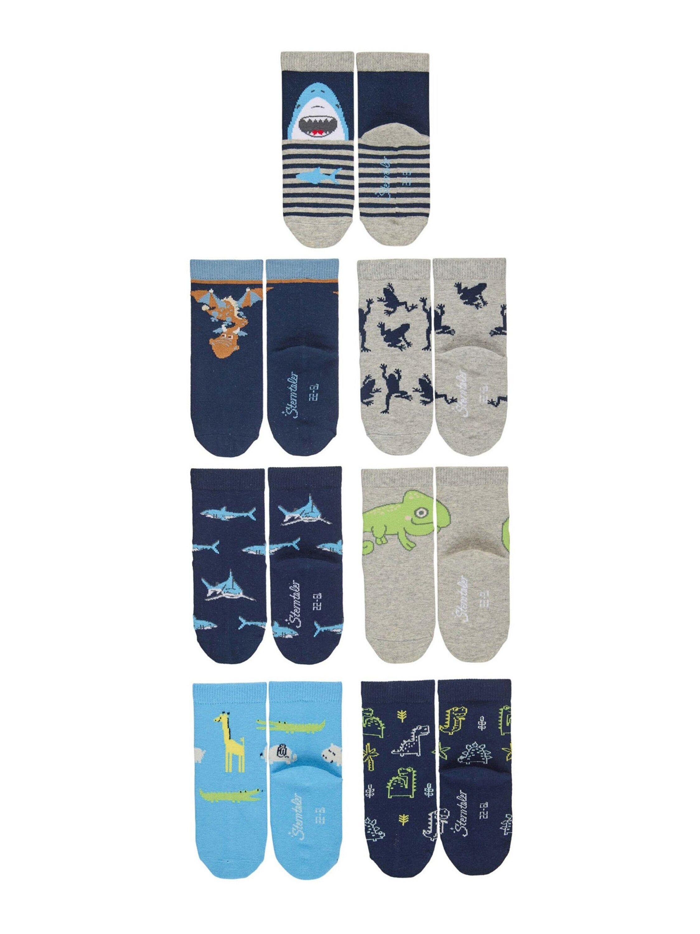 Sterntaler Baby-Söckchen 2er Pack - Rutschfeste Baumwollsocken Für Jungen In Anthrazit