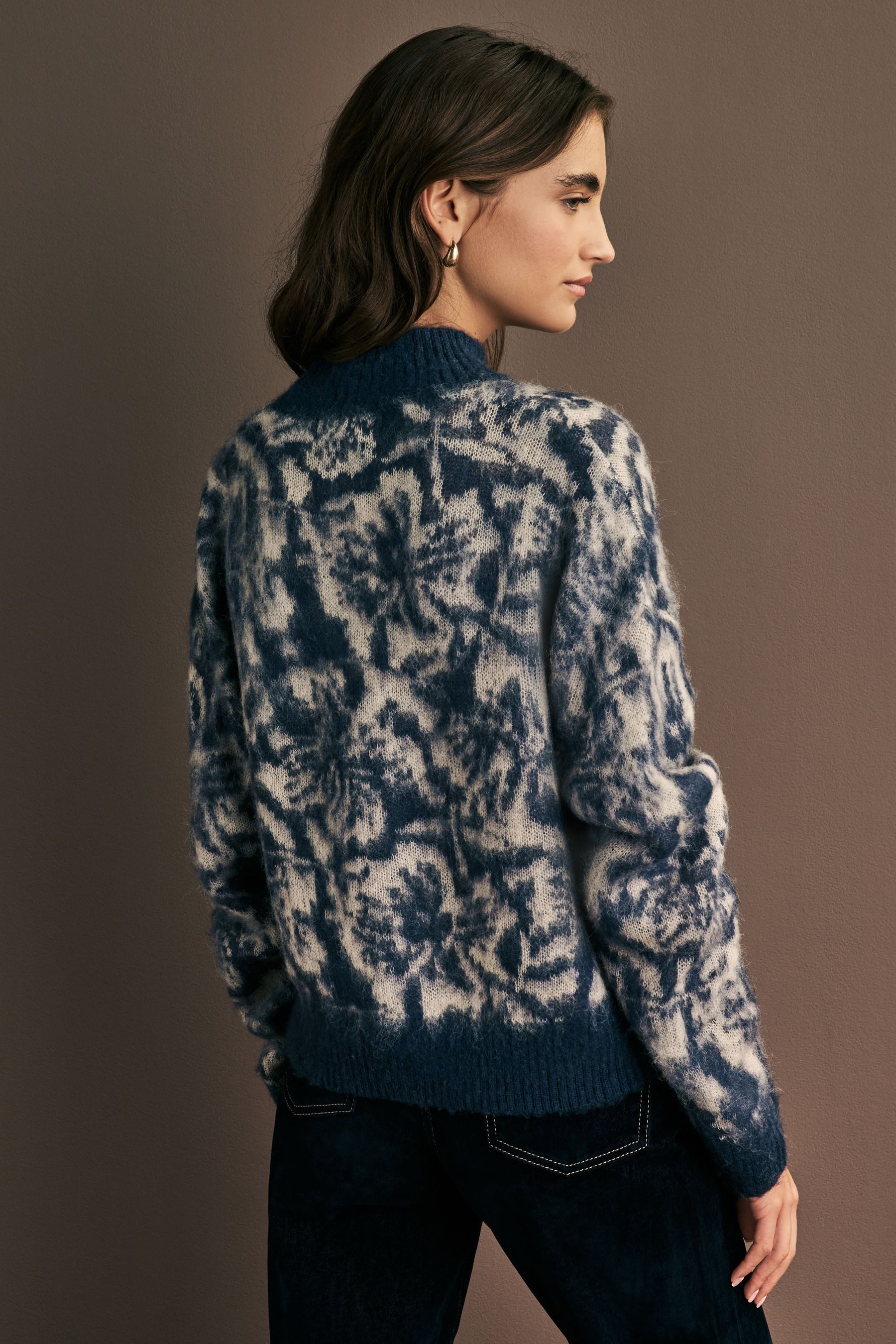 Next Stehkragenpullover Weicher Strickpullover mit Stehkragen günstig online kaufen