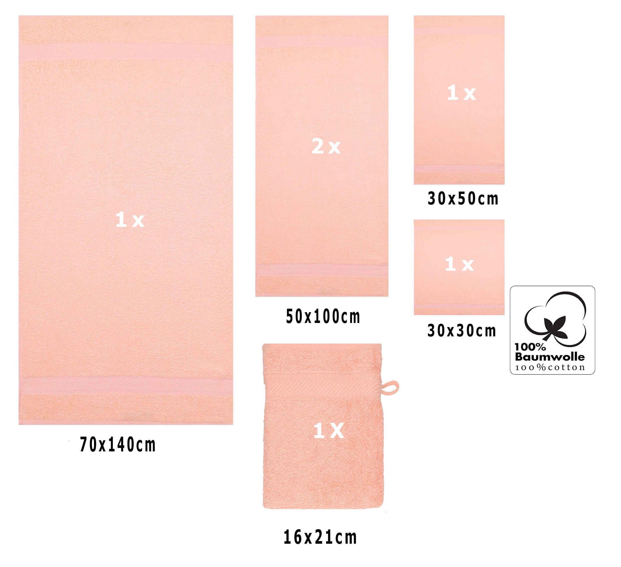 Betz Handtuch Set 6-TLG. Handtuch-Set Palermo, günstig online kaufen