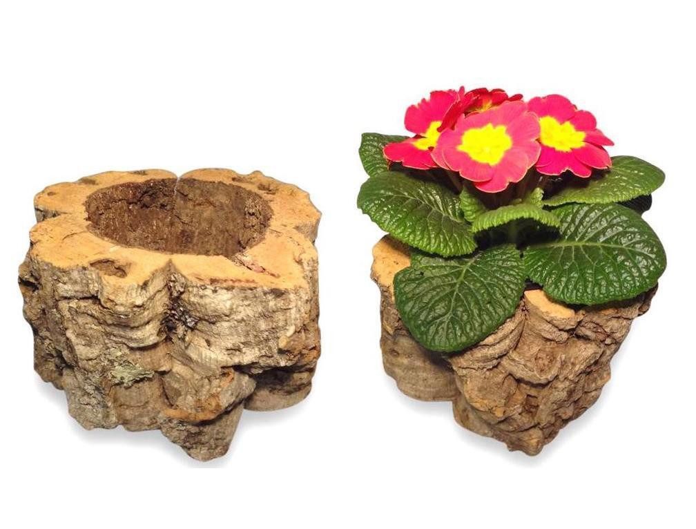 Kork-Deko.de Blumentopf Kork-Blumenübertopf / Blumentopf M = ca. 10 cm günstig online kaufen