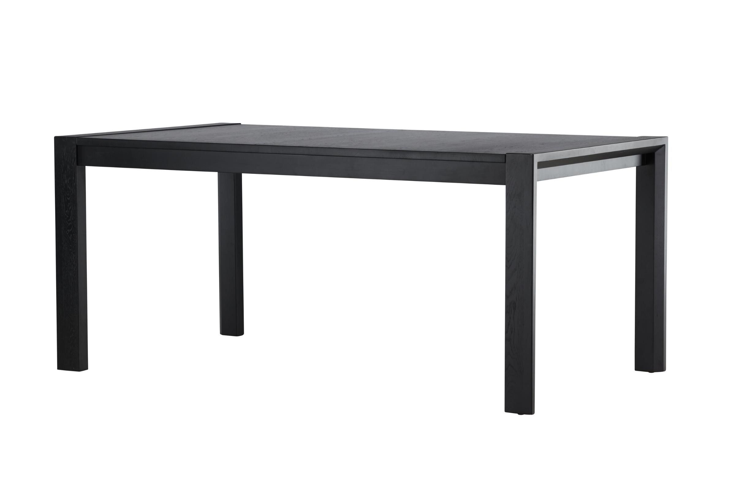 Venture Home Esstisch Slider Esstisch mit Auszug 95x250 cm schwarz. (1-St)