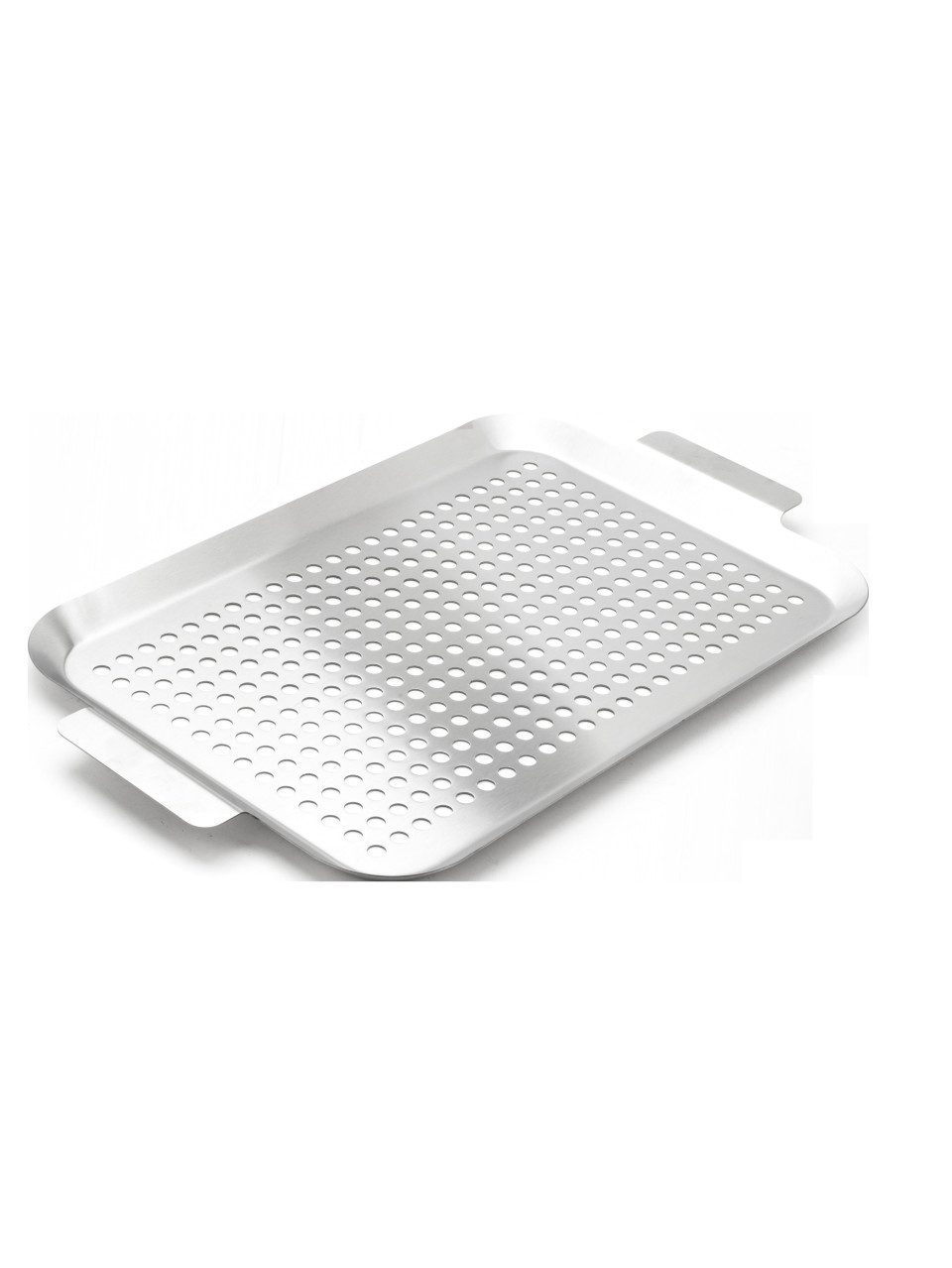 Primaster Grillschale Primaster Grillschale mit Löcher Edelstahl 43 x 26, Edelstahl