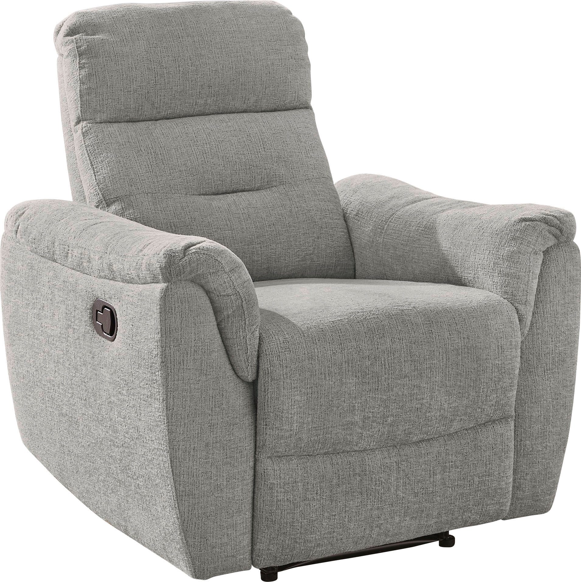 Jockenhöfer Gruppe Sessel Utah, B: 91 cm, Sitzhöhe: 49 cm, mit Relaxfunktion und Liegefunktion, TFK-Polsterung