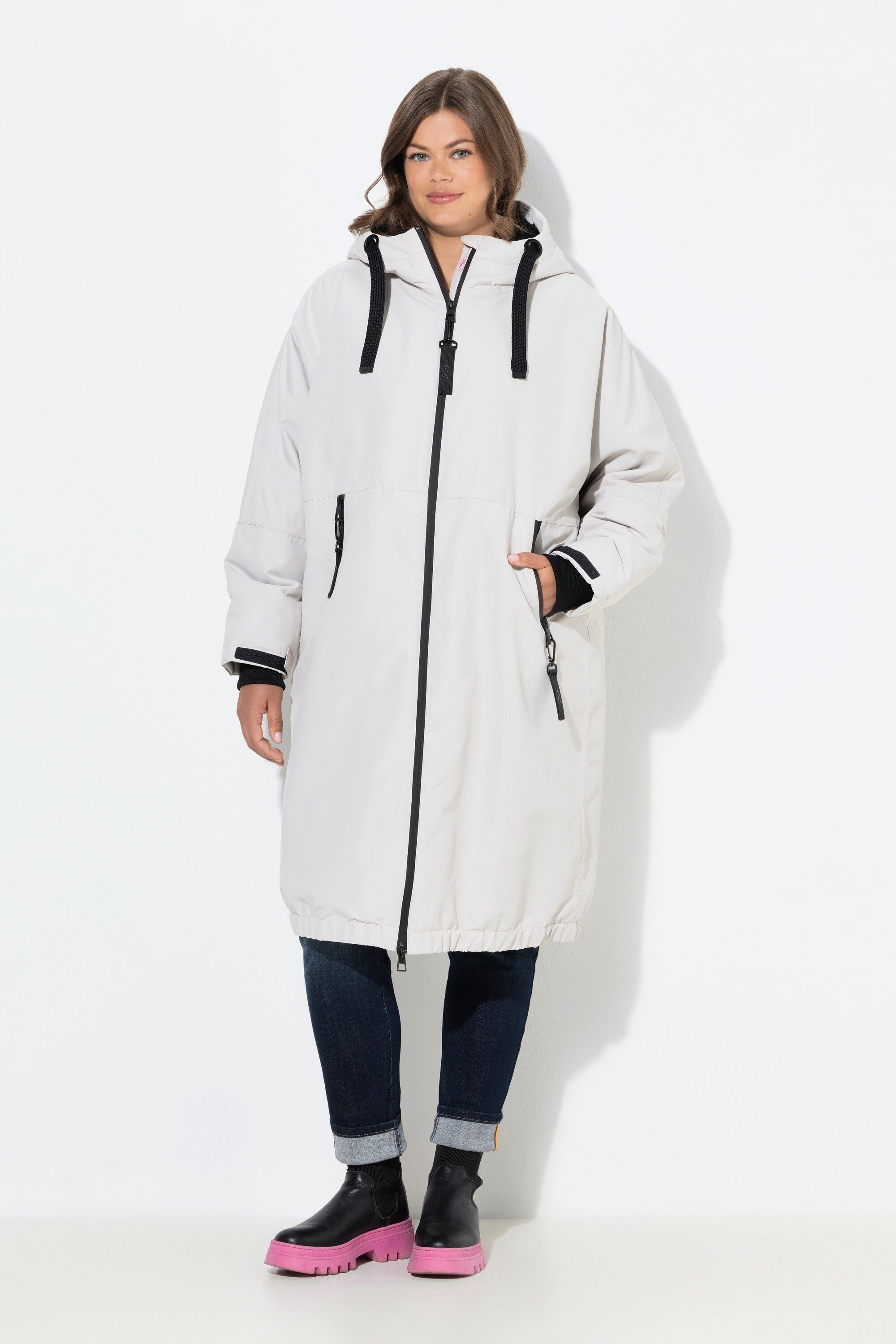 Laurasøn Wintermantel Funktionsmantel oversized Teddyfutter Kapuze günstig online kaufen