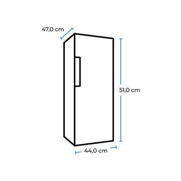 exquisit Table Top Kühlschrank KB05-V-040E, kompakter Mini-Kühlschrank in verschiedenen Farben