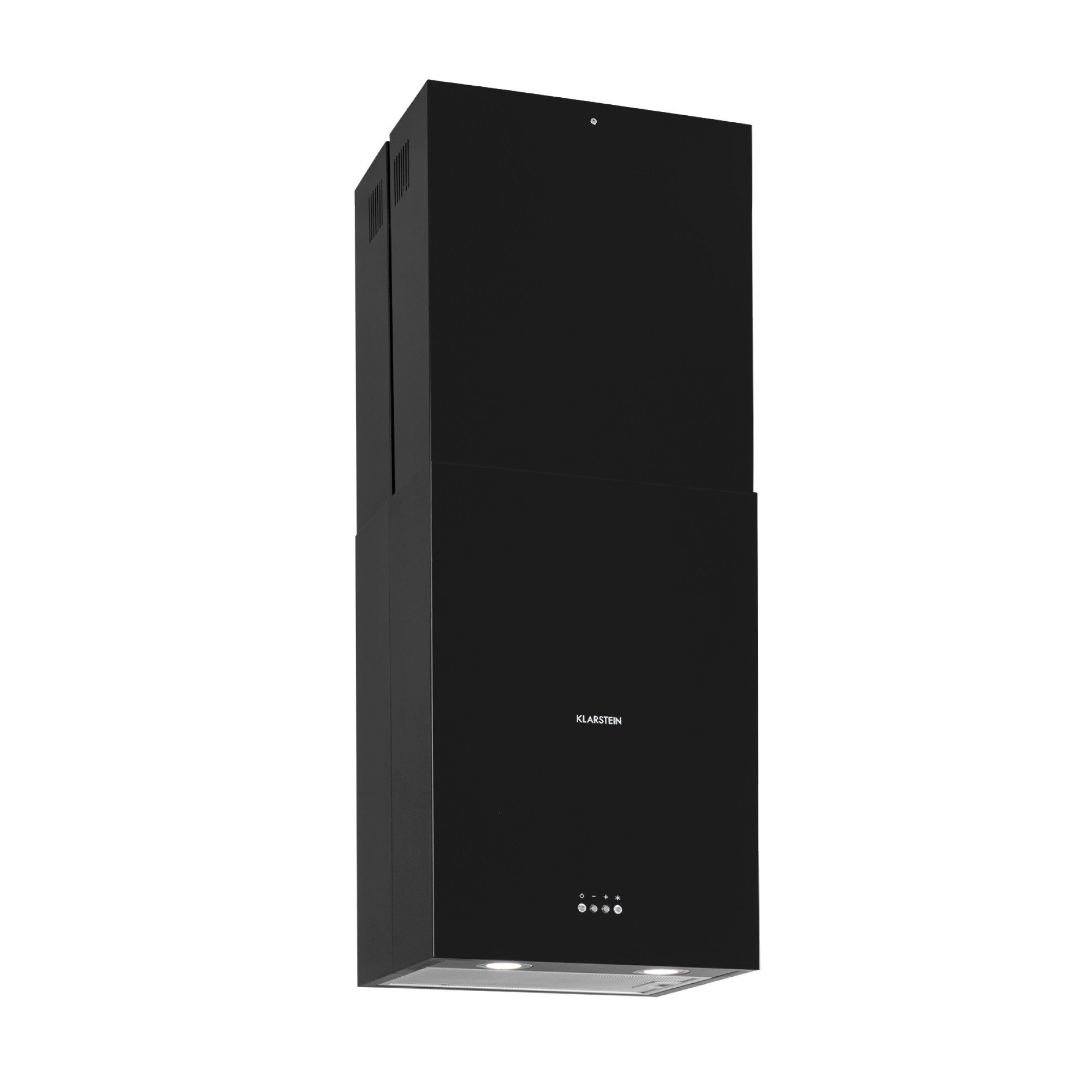 Klarstein Deckenhaube Structura Structura, Inselabzugshaube Abluft 624 m³/h max. LED-Licht Edelstahl