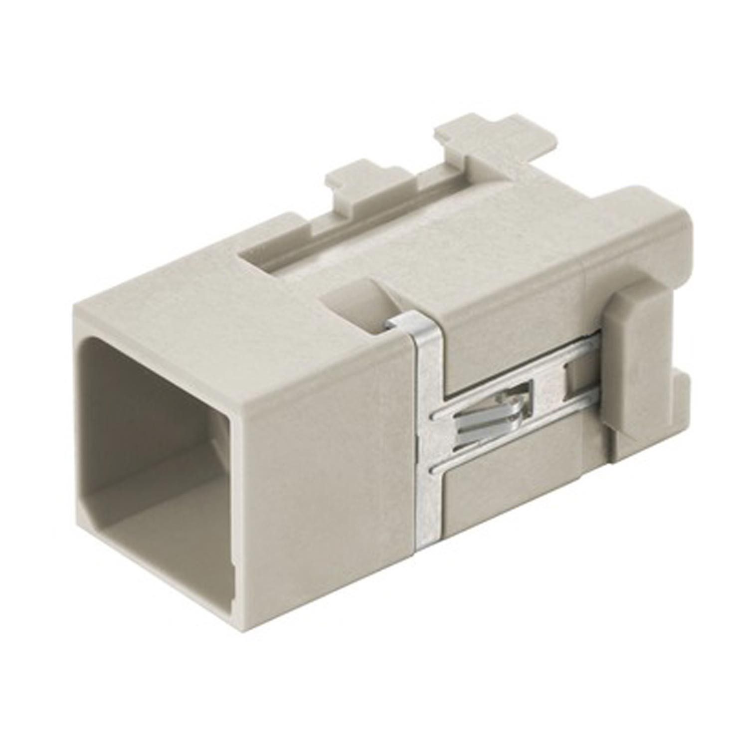 Harting DIN-Stecker Titel:Han Domino M12 GND-Modul cube, großer Tab Stifteinsatz (M) 1-po, Keine Verpackungseinheiten, Kein Mindestauftragswert