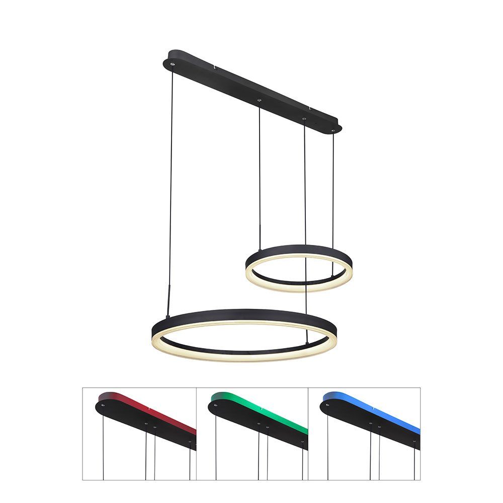 RGB-Farbwechsler Deckenlampe Pendellampe Pendelleuchte, Hängeleuchte Globo LED LED