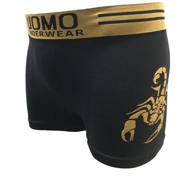 Garcia Pescara Boxershorts Uomo5 Herren Boxershorts Größe 6er Pack Skorpion aus Polyamid Skorpion Print