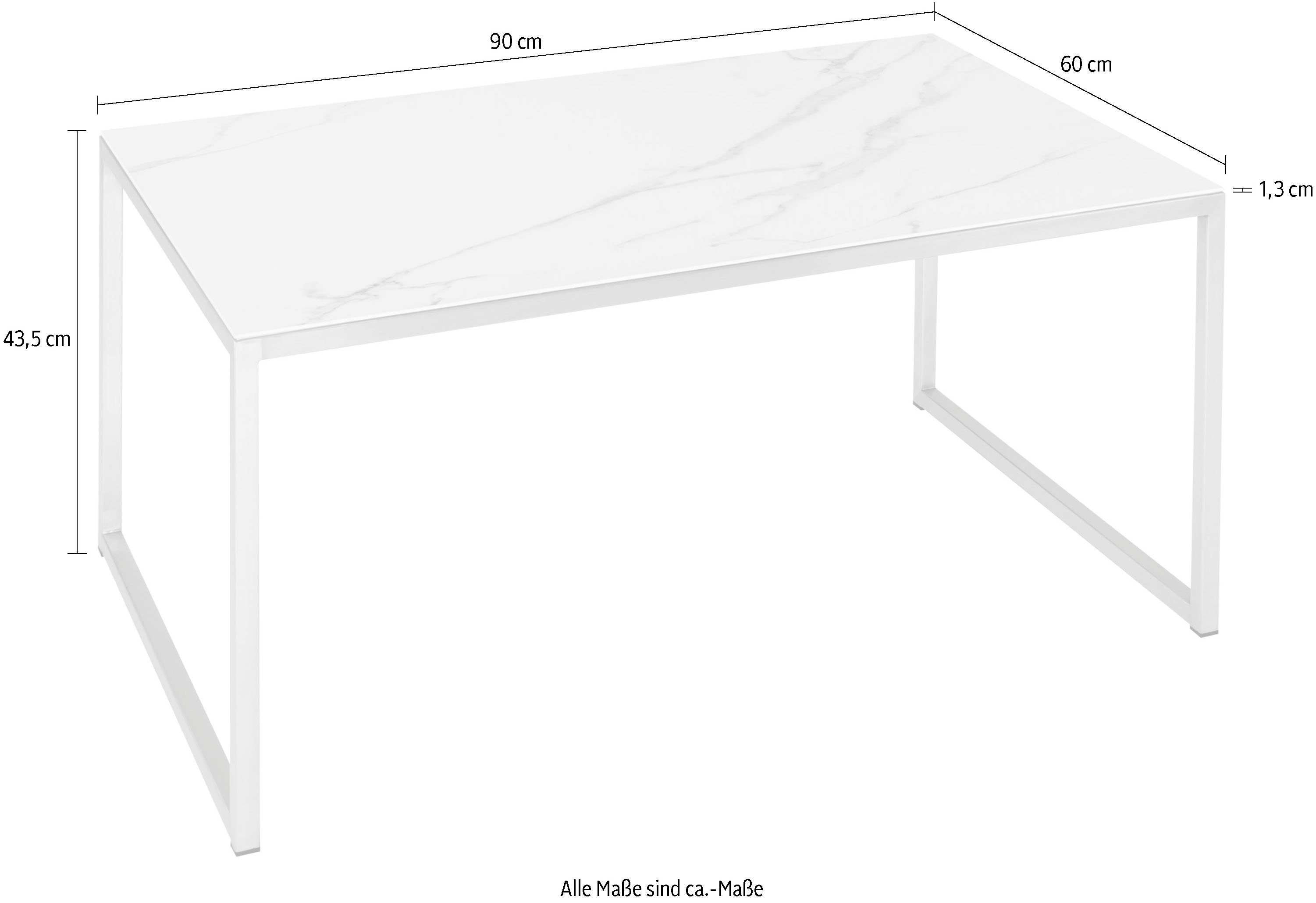 jeder Tischplatte in der aus Couchtisch, Unikat Tisch Keramik, Musterung ein Henke Möbel