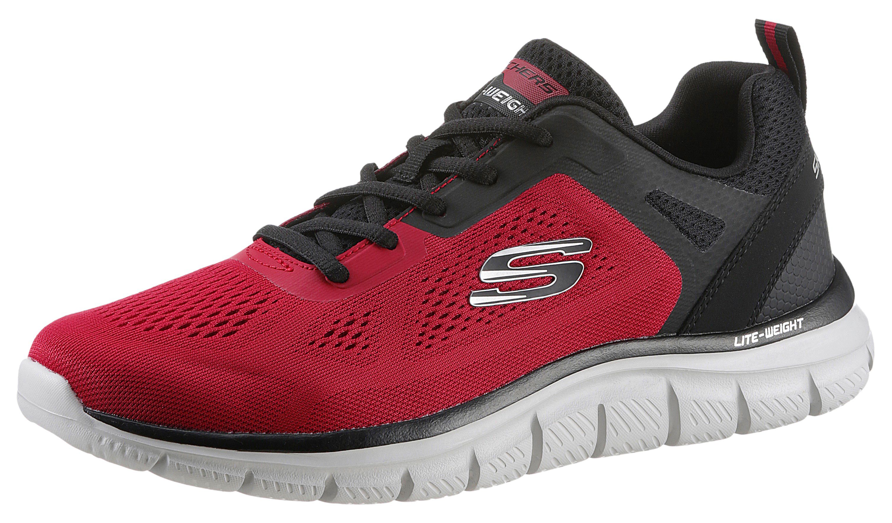 Skechers TRACK Sneaker mit leichter Laufsohle, Freizeitschuh, Halbschuh, Schnürschuh