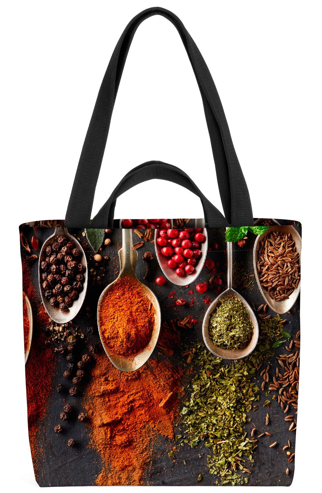 VOID Henkeltasche Küche Kochen Pfeffer Deko Aroma Küche (1-tlg), Gewürze Hobby Gewürze Re Kochen