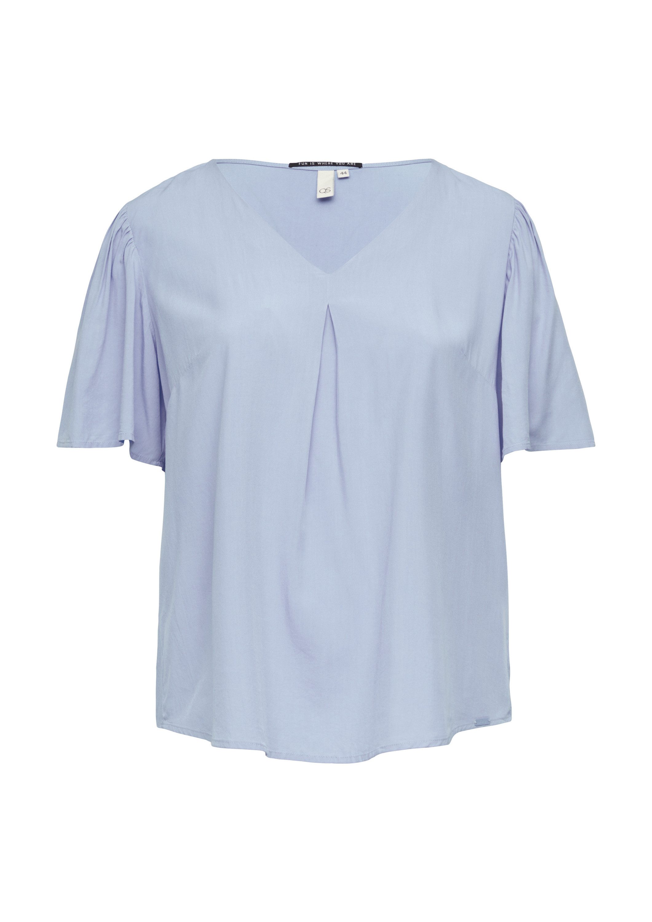 QS Kurzarmbluse Bluse Bluse mit Puffärmeln günstig online kaufen