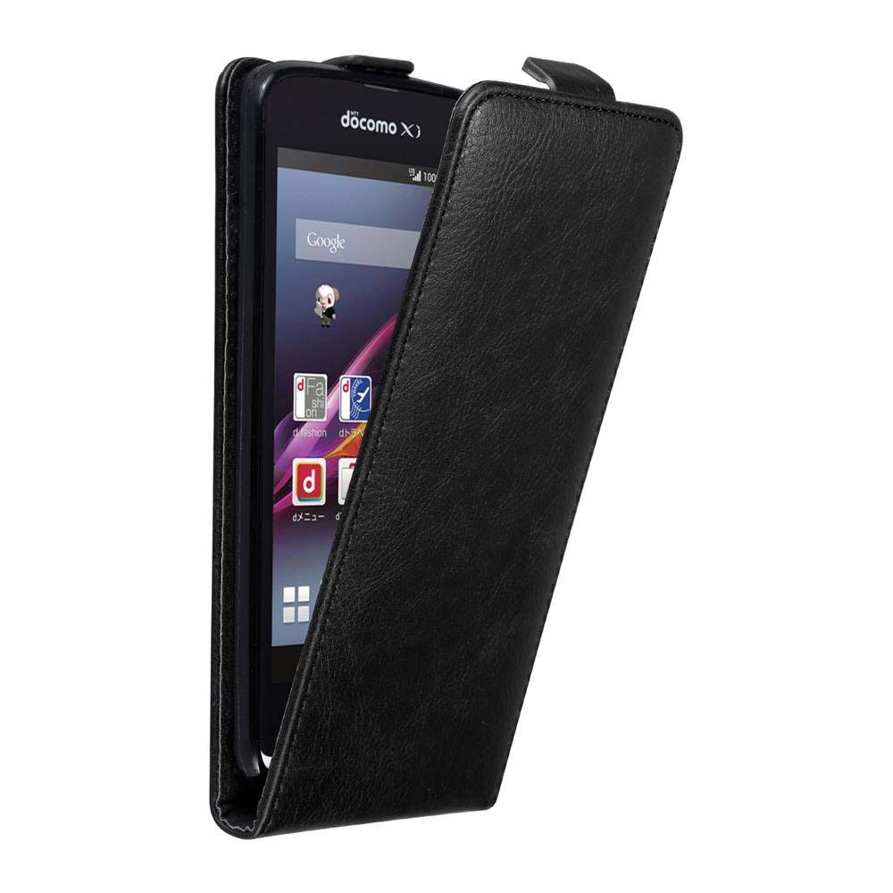 Cadorabo Handyhülle für Sony Xperia Z1 COMPACT Hülle Sony Xperia Z1 COMPACT, Handy Schutzhülle, Klappbare Hülle, Kunstleder mit Magnetverschluss