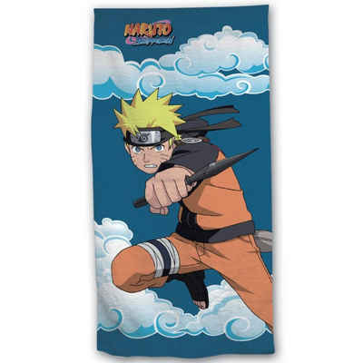 Naruto Strandtuch Naruto Uzumaki Kinder Badetuch Mikrofaser, Polyester, 70x140 cm