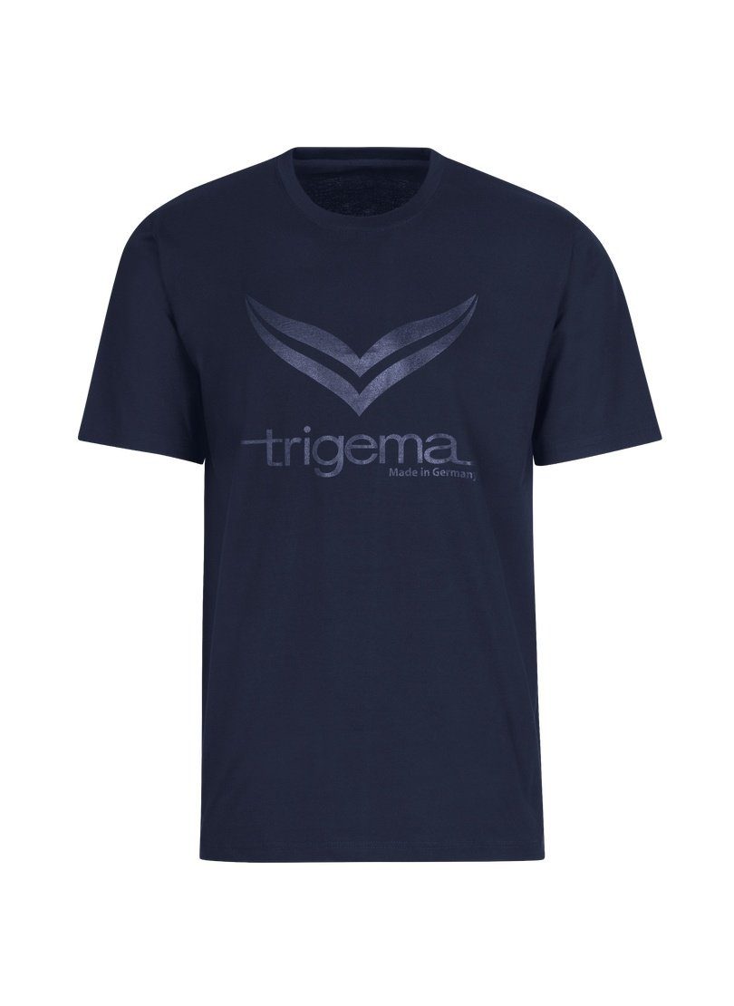 Trigema T-Shirt TRIGEMA T-Shirt mit TRIGEMA-Logo (1-tlg)