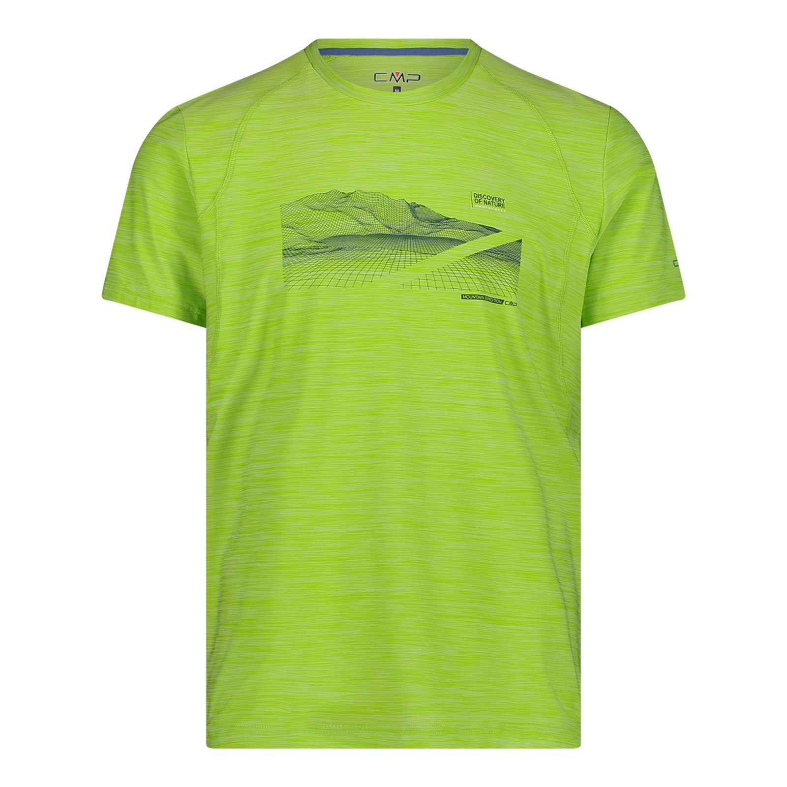 CMP Funktionsshirt Man T-Shirt mit Dry-Function-Technologie E429 limegreen mel.