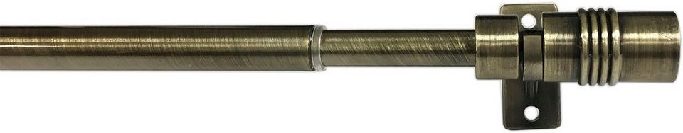 Scheibenstange Triest, indeko, Ø 10 mm, 1-läufig, ausziehbar, verschraubt,  Eisen