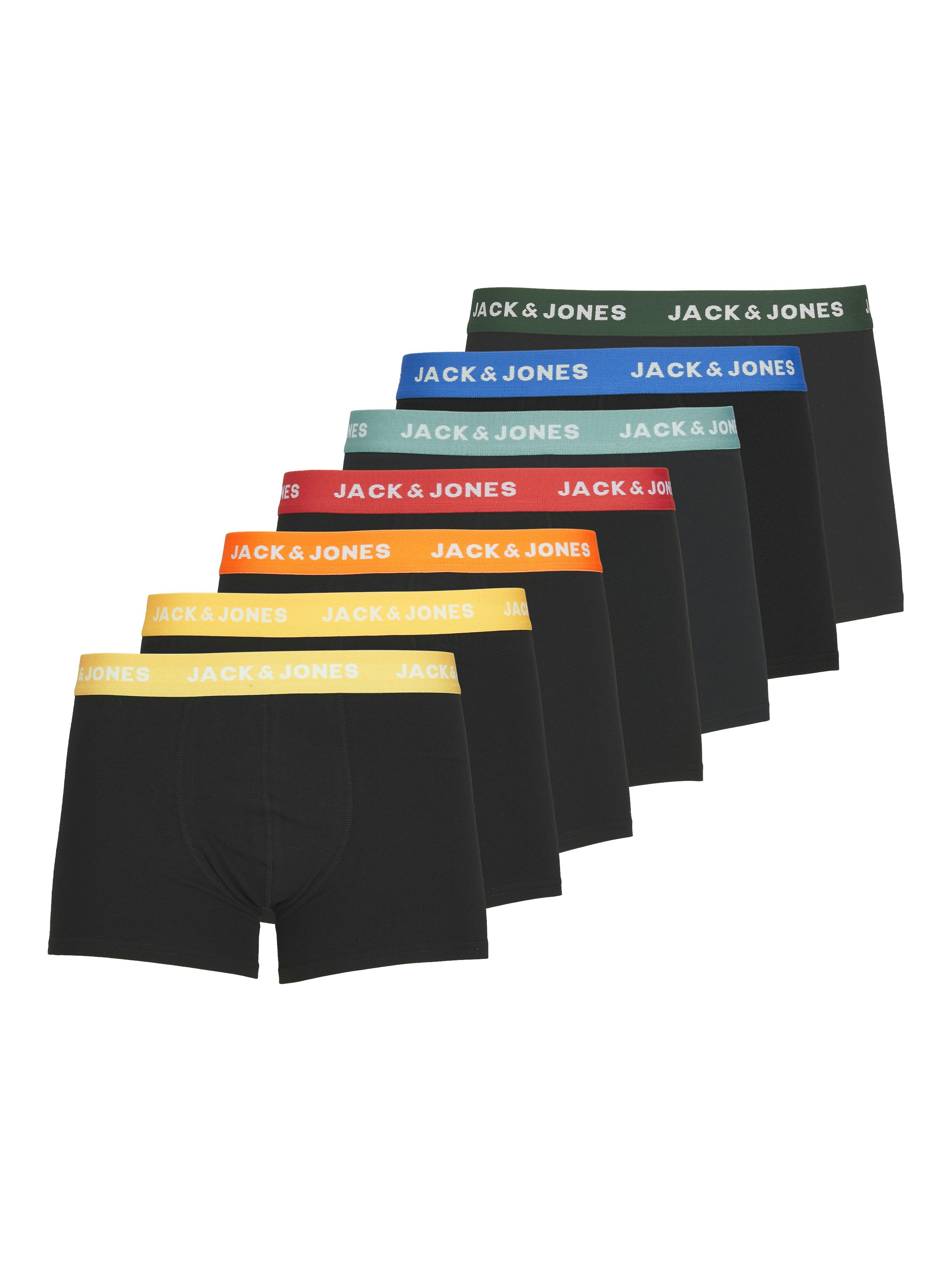 Jack & Jones Trunk JACVITO SOLID TRUNKS 7 PACK NOOS (Packung, 7-St., 7er-Pack)