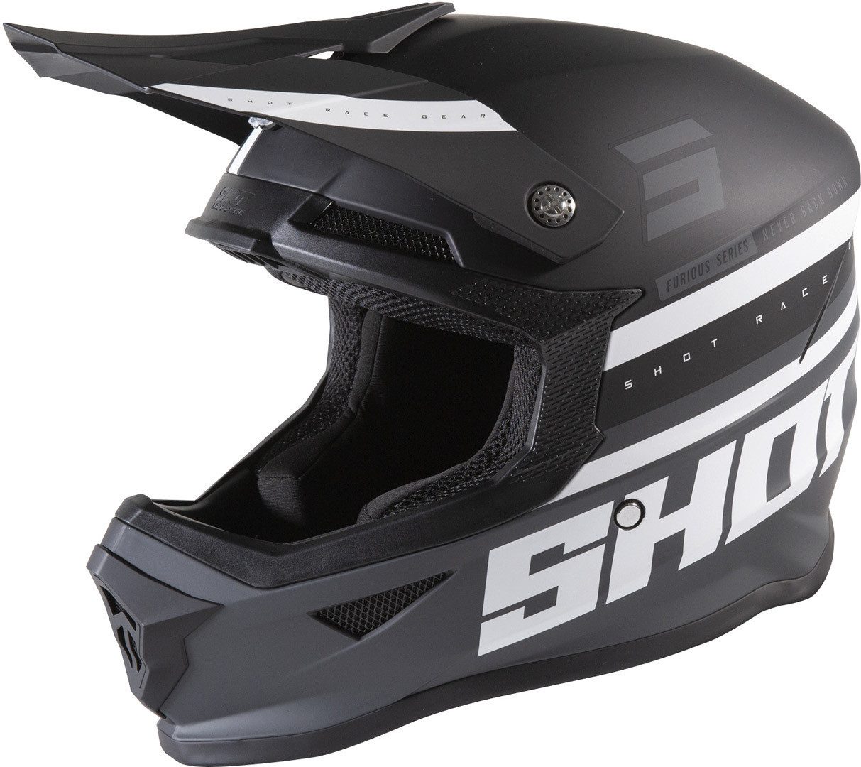 Shot Motocrosshelm Furious Shining Motocross Helm