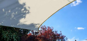 osoltus Seilspannsonnensegel Sonnensegel 3,6m x 3,6m x 3,6m elfenbein/weiß dreiceckig Samos