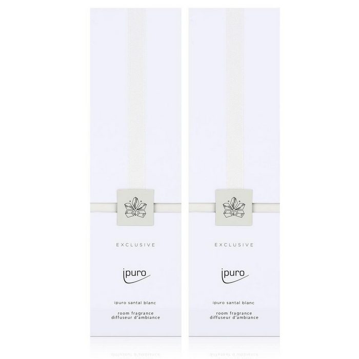 IPURO Raumduft Ipuro Exclusive santal blanc Raumduft 240ml - Weiße Orchidee (2er Pack