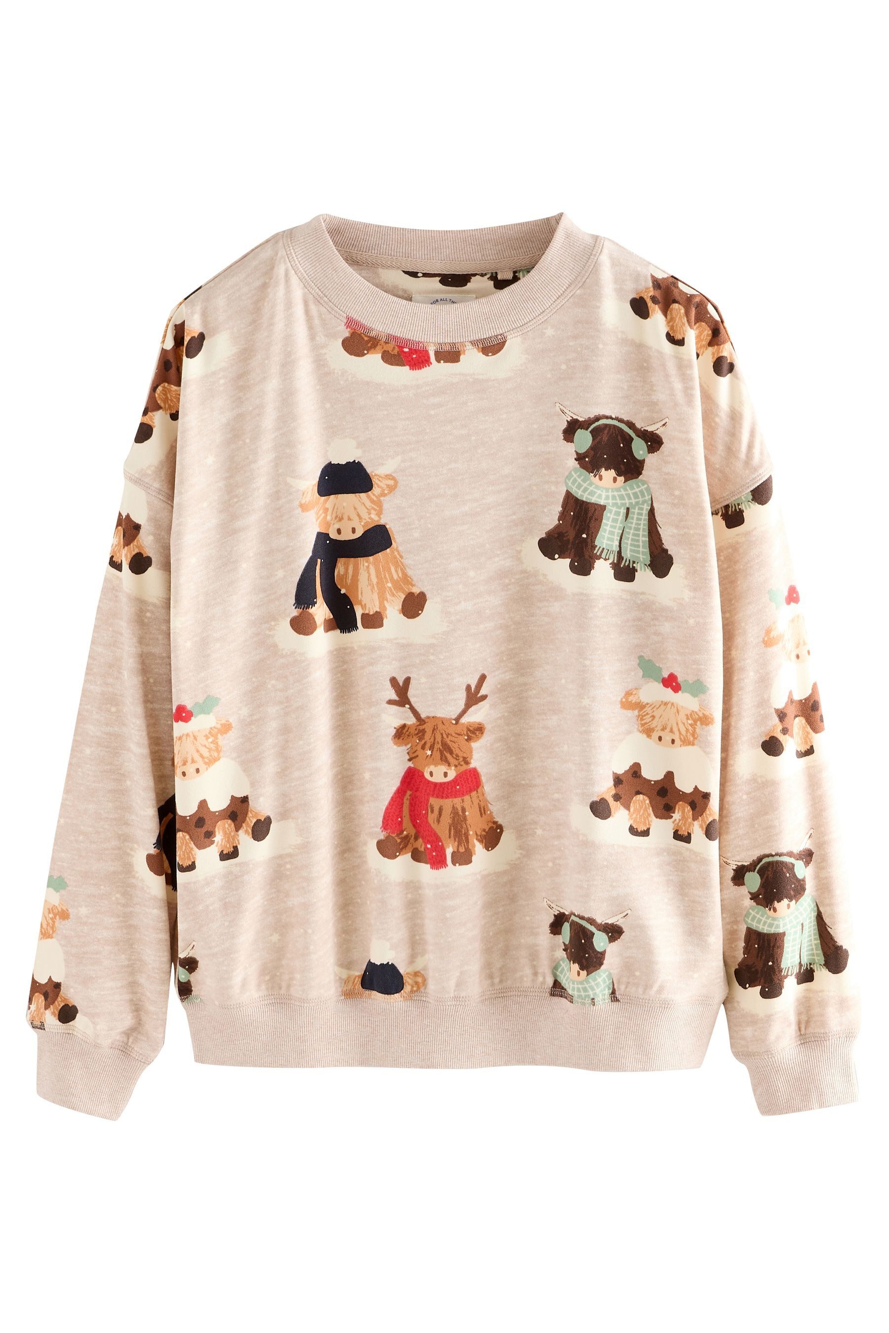 Next Pyjama Langärmeliger Familien-Schlafanzug, Weihnachten (2 günstig online kaufen