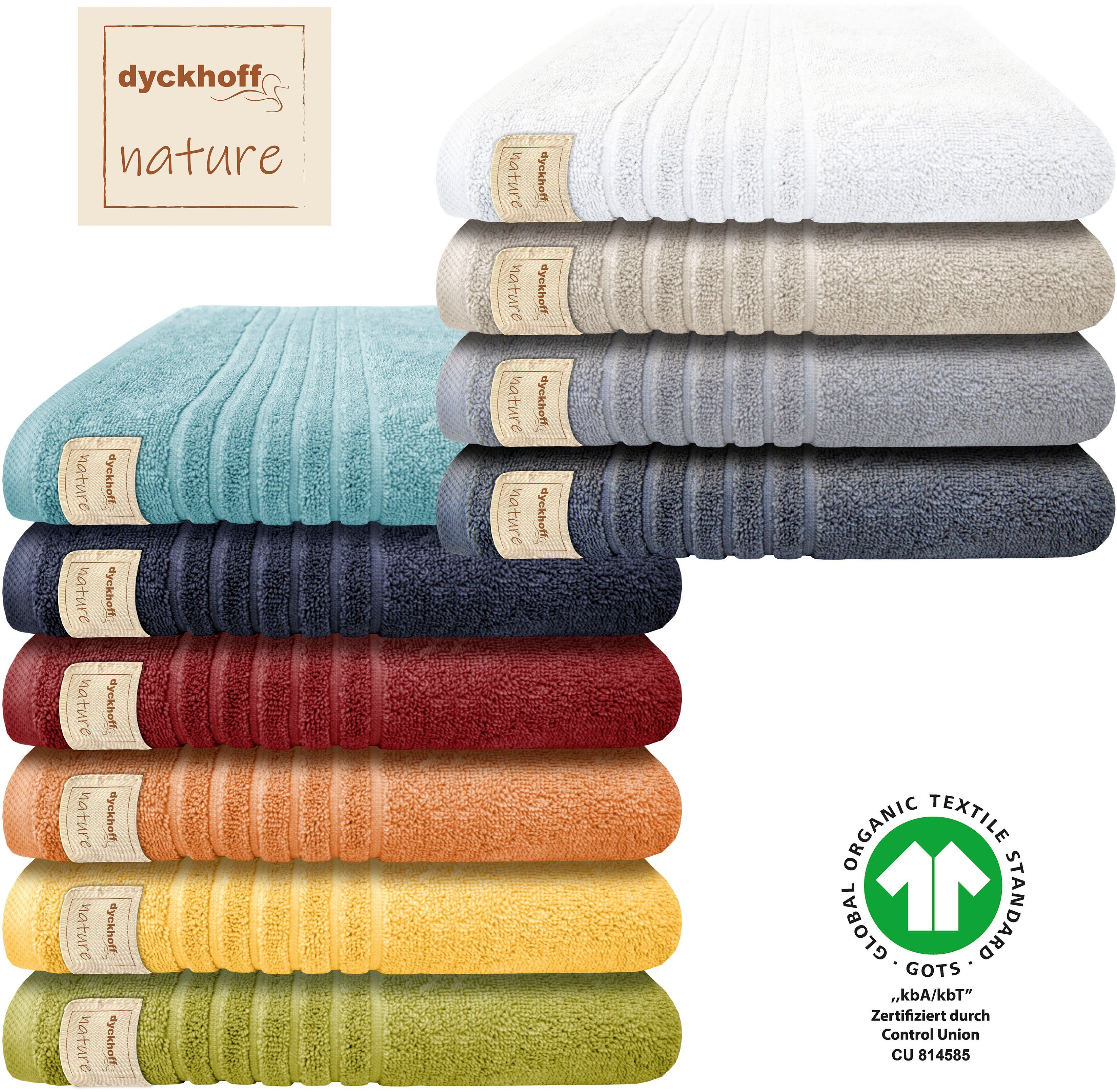 Dyckhoff Handtuch Nature, Frottier (1-St) günstig online kaufen