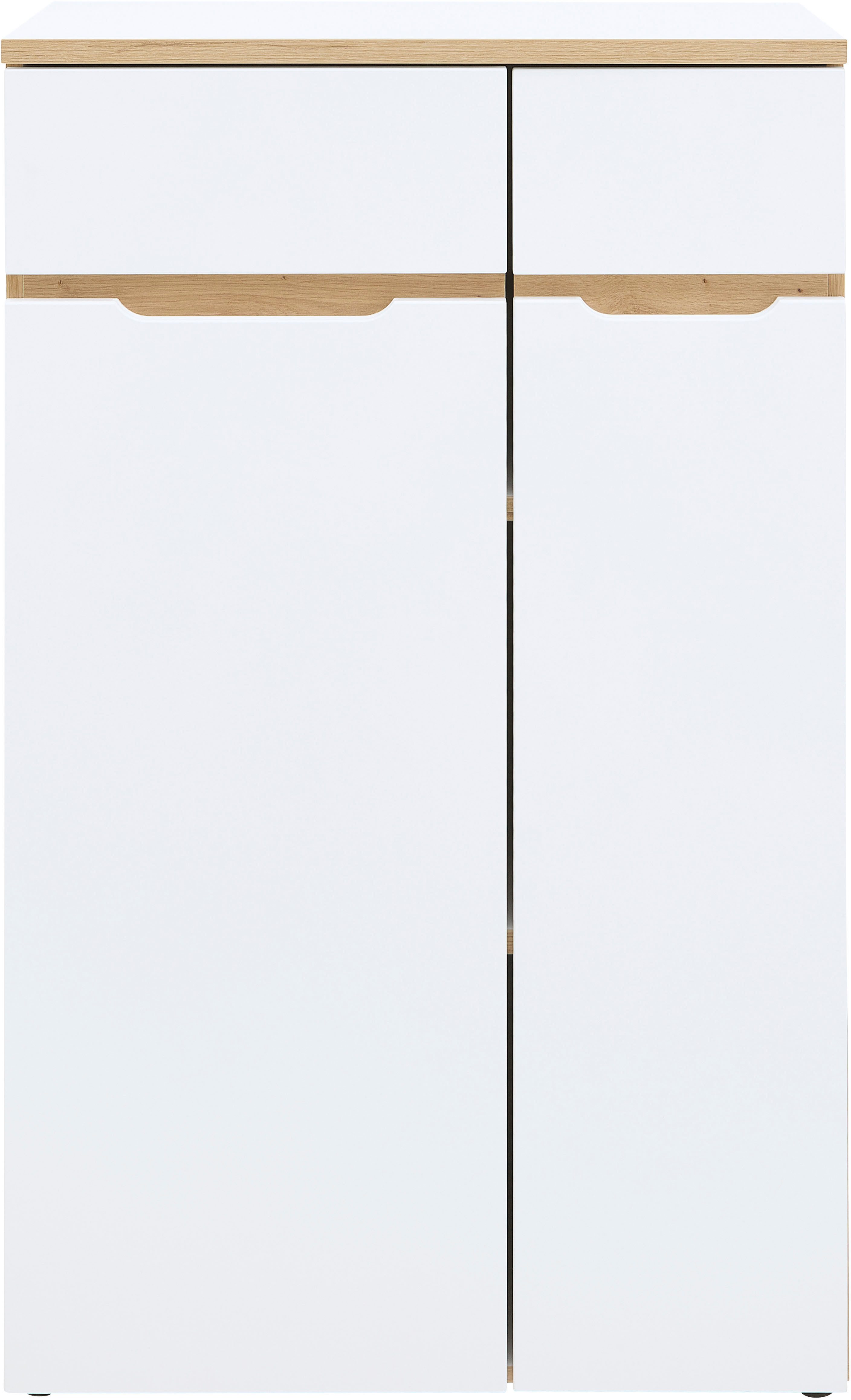 Innostyle Aktenschrank Memphis Aktenschrank,75x122x38cm (B/H/T) (1-St) 2 türig, Soft-Close, ABS-Kantenschutz