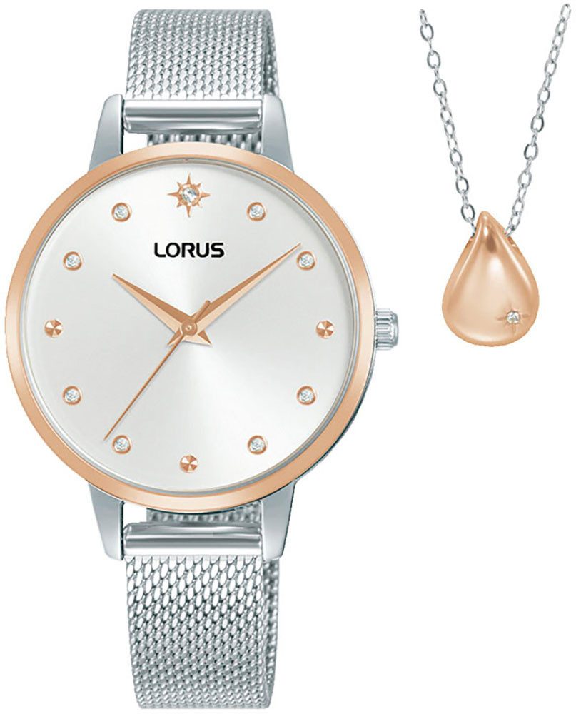 LORUS Quarzuhr Classic, (Set, 2-tlg., Uh...