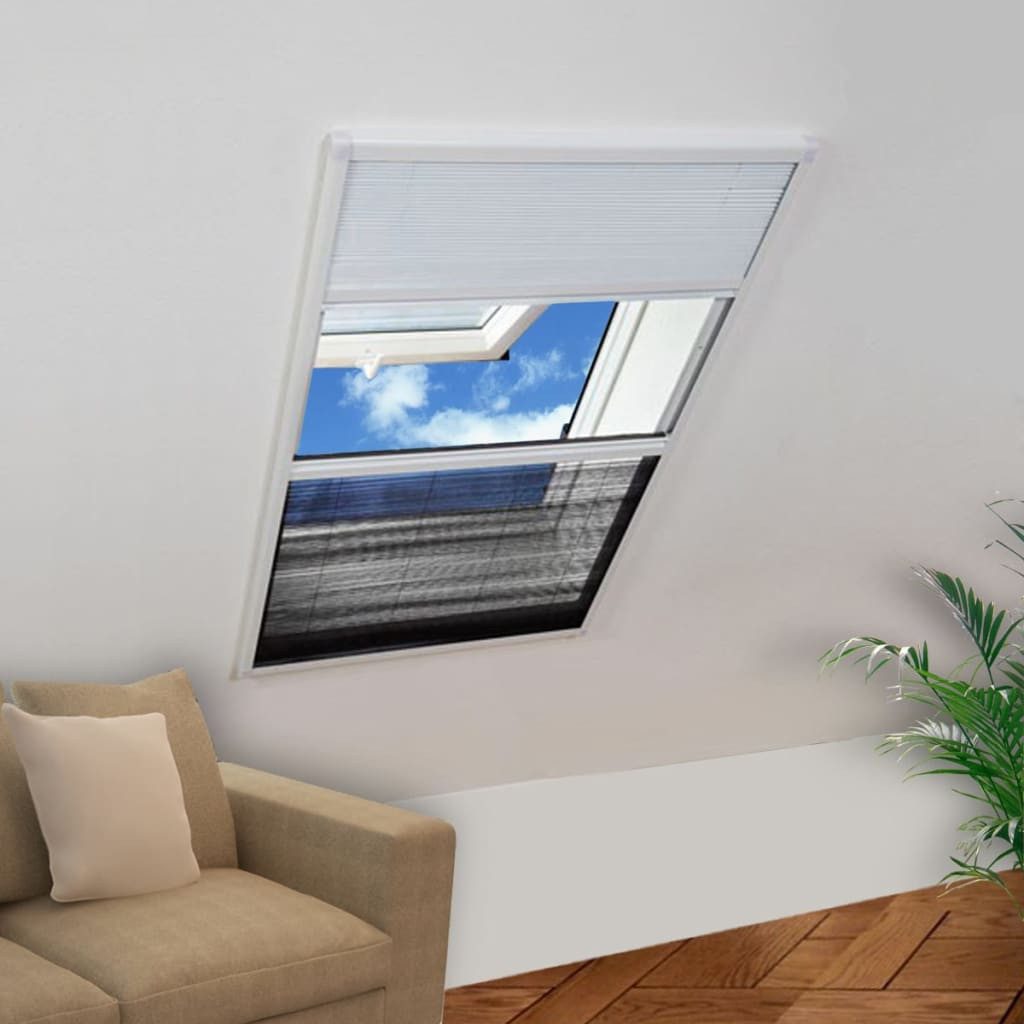 vidaXL Insektenschutzplissee, Insektenschutzgitter für Fenster Jalousie günstig online kaufen