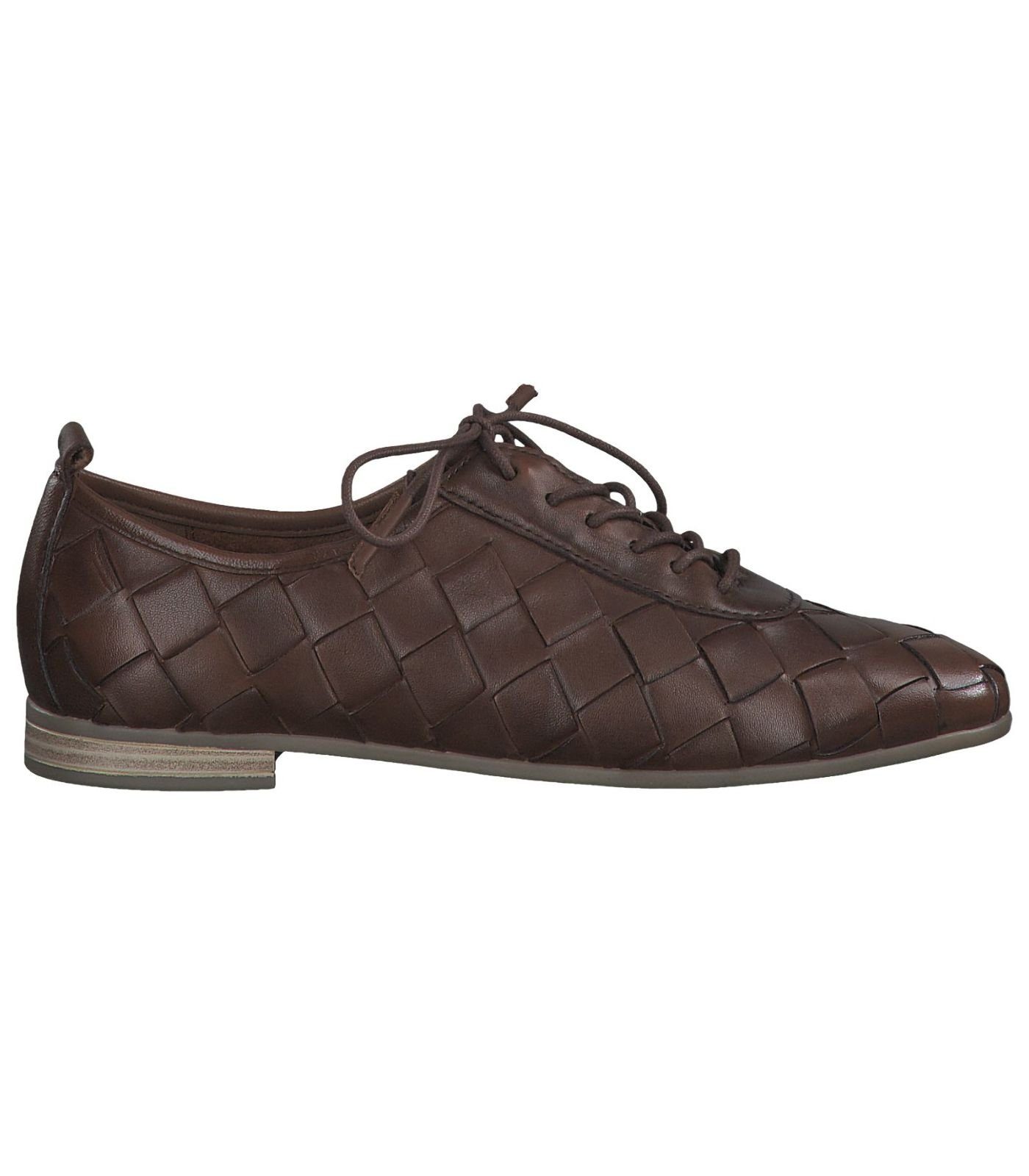 Schnürschuh TOZZI Halbschuhe Chestnut Leder MARCO